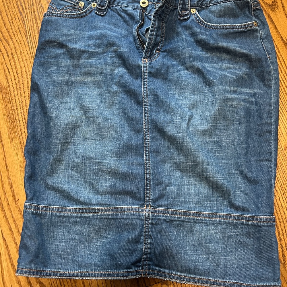 Dolce and Gabanna Denim Blue Skirt